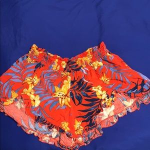 Rip curl Hawaiian print shorts